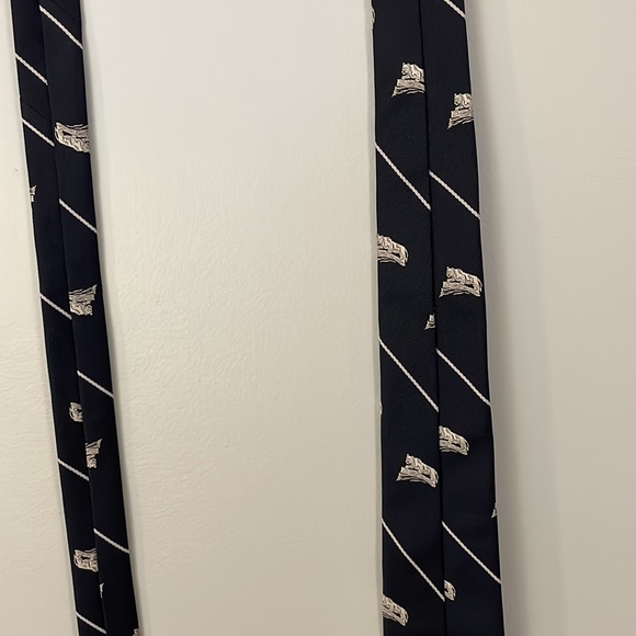 Penn State Shops On Campus Poly Silk Blend Nittany Lions Football Tie - Picture 10 of 14